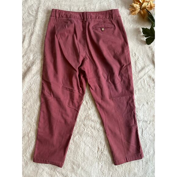 Coldwater Creek Khaki Capri Pants Size 8 - Picture 6 of 6
